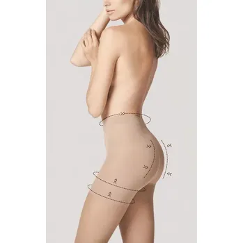 Dámské punčochy Punčocháče Total Slim s kofeínem 20 DEN - 2 (S) / tělová bledá (light natural)