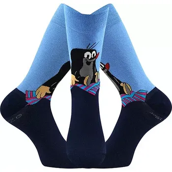 Pánské ponožky Dospělé ponožky Krtek 211 - 39-42 / modrá