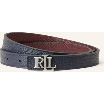 Opasek Lauren Ralph Lauren Dámský Kožený Opasek, tmavě modrá / tmavě...