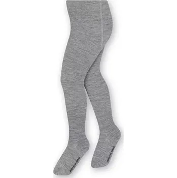 Dámská móda Dětské punčochy s merinem - 140-146 / světle šedá