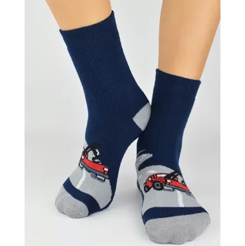 Chlapecké froté ABS ponožky SF005 - 27-30 / tmavě modrá