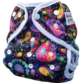 Plenkové kalhoty GaGa's Svrchní kalhotky Páv na patentky 1 (SK1P B080)