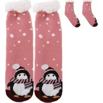 Dětské protiskluzové ponožky Darling - 27-30 / lososová