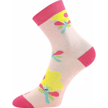 Dětské ponožky Woodik ABS - 30-34 / světle růžová