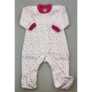 Kojenecký overall Kojenecký overal Hvězdy - 74 / malinová