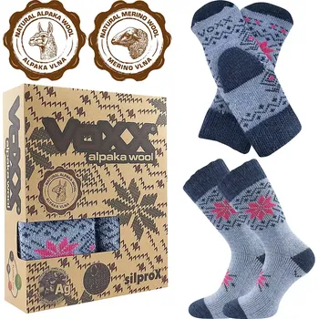 Dámské ponožky Dárkový Alta set rukavice + ponožky - 39-42 / modrá