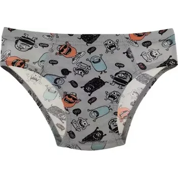 Slipy Chlapecké slipy BKB301 - 104-110 / světle šedá