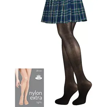 Dámské punčochy Nadměrné punčochy Nylon Extra tights II 20 DEN - 176-182/124 / černá