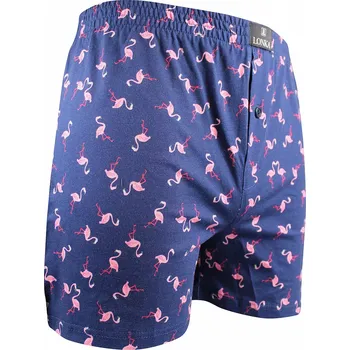 Trenýrky Pánské trenýrky Plameňák - M / tmavě modrá