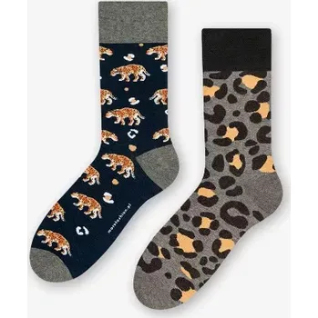 Pánské ponožky Pánské nestejné ponožky Panther P - 39-42 / šedá