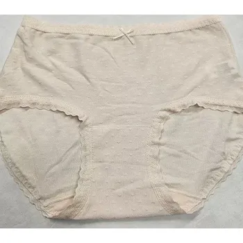 Kalhotky Dívčí kalhotky s krajkou - 128-134 / světle růžová