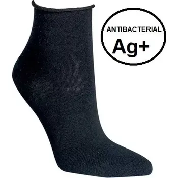 Pánské ponožky Dámské antibakteriální ponožky bez patentu 630 - 35-38 / černá