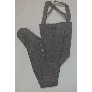 Dámské oblečení Dětské punčochy se šlemi - 92-98 / šedý melír