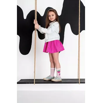 Dámské punčochy Dívčí ponožky Strawberry Pie 20 DEN - 2 páry - Uni / bílá