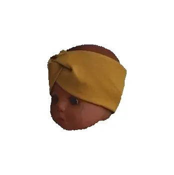 Dívčí čelenka One Color Plus - 48-50 / hořčicová