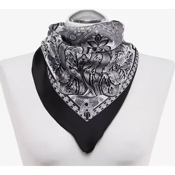 Šátek Dámský šátek Paisley - černá