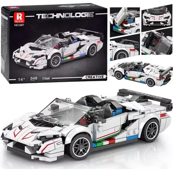 ostatní stavebnice Reobrix Stavebnice supersportovní auto kabriolet se spojlerem