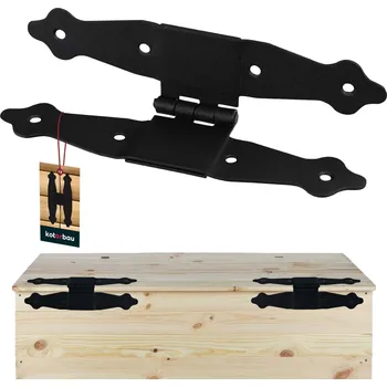 Nábytkové kování Středový závěs pro nábytkové okenice 20,5x10 cm