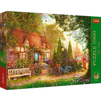 Puzzle Puzzle TREFL Premium Plus Tea Time – venkovské stavení 1000 dílků