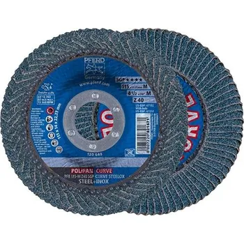 Brusný talíř Lamelový brusný kotouč z 40sgp curve m 115 mm k40 pferd 67689032