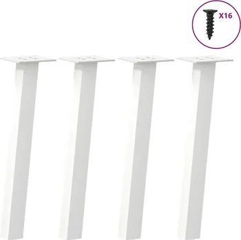 Konferenční stolek vidaXL Nohy konferenčního stolku 4 ks ocel 42 cm ocel [4012489] Barva: Bílá