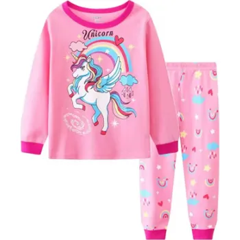 Dívčí pyžamo Unicorn (Jednorožci) Dětské bavlněné pyžamo s Jednorožci (více motivů) Barva: růžová (pink4), Velikost: 6 let