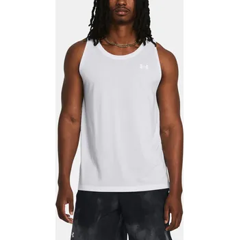 Pánské tílko Under Armour UA LAUNCH SINGLET 1382585-100 Bílá SM