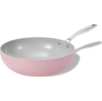 Pánev Elmich Nepřilnavá keramická Wok pánev Vital Ø 26 cm - růžová
