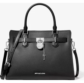 MICHAEL KORS dámská kožená kabelka Hamilton Medium černá