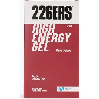 Energetický gel 226ERS High Energy 6 x 76 g caffeine 160 mg cherry