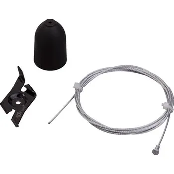 Nástěnné svítidlo Mantra 3F závěsné lanko 150cm černá