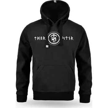 Pánská mikina Thor Steinar Mikina s kapucí Mjodal schwarz Barva: Černá, Velikost: XL