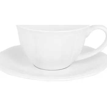 Porcelánový šálek na espresso s podšálkem ASHDENE CHLOE bílý 85 ml