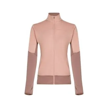 Dámská mikina Icebreaker Merino Blend 300 RealFleece Descender LS Zip Women SUMMIT/BLUSH/CB růžová XS