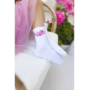 Dámské punčochy Dívčí ponožky Baby Girl - 35-37 / bílá