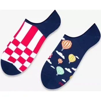 Pánské ponožky Pánské nestejné ťapky Balóny - 39-42 / tmavě modrá