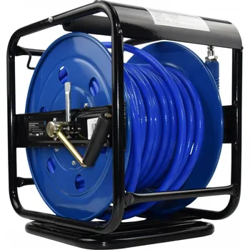 Příslušenství ke kompresoru Pneumatická hadice na bubnu s navijákem na kliku 30 m BITUXX M15196