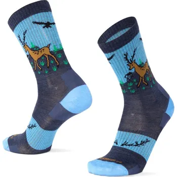 Pánské ponožky Moose Merino ponožky BESKYD DEER Barva: Modrá, Velikost: XXL