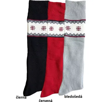 Dámské punčochy Dámské froté podkolenky s vločkami - 35-38 / světle šedá