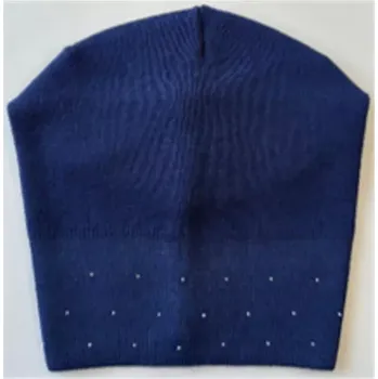 Čepice Dámská pletená čepice CZ082 - 54-58 / tmavě modrá