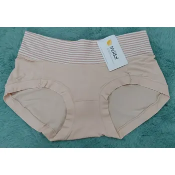 Kalhotky Dámké kalhotky Midi prúžky - XL / béžová
