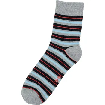 Chlapecké oblečení Dětské ponožky Proužky tenké - 23-26 / šedá
