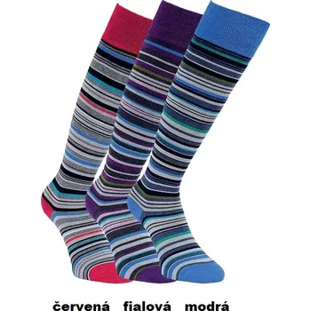 Dámské ponožky Dámské bambusové podkolenky Stela - 39-42 / fialová
