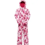 Dívčí kombinéza ALPINE PRO KIREMO neon knockout pink varianta pa velikost 80-86 neon knockout pink