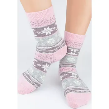 Dámské ponožky Dámské ponožky SW016 - 36-41 / růžová