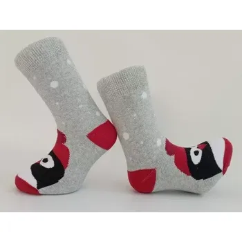 Dětské froté ponožky Penguin - 24-28 / světle šedá