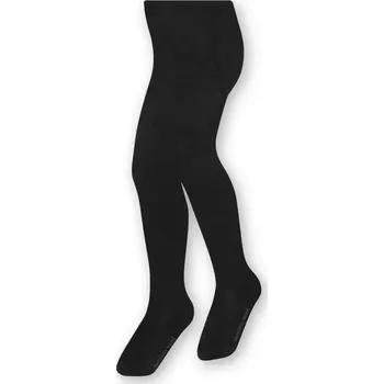 Dámské punčochy Dětské punčochy s merinem - 140-146 / černá