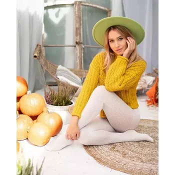 Dámské punčochy Dámské punčochové kalhoty Ofelia 50 den - 3 (M) / ecri