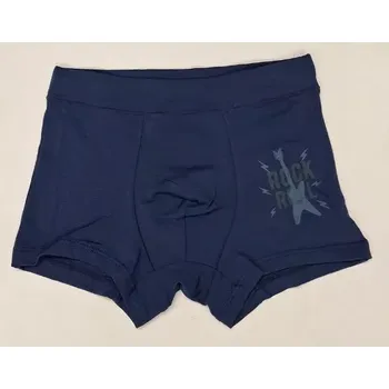 Boxerky Chlapecké modalové boxerky Rock and Roll - 122-128 / tmavě modrá