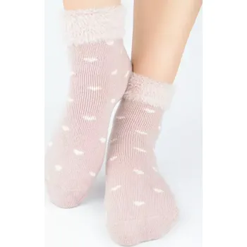Dámské ponožky Dámské ponožky SB137 - 36-41 / pudrově růžová